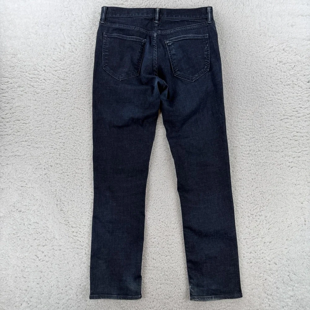 Banana Republic Rapid Movement Jeans Mens 32x32 Blue Slim Straight Stretch Denim